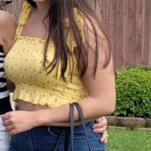 PacSun LA Hearts crop top